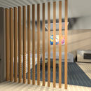 Brise Divisor de Ambientes 2,90m – Carvalho Madeira Ecológica WPC | Moderno e Funcional