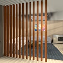 Brise Divisor de Ambientes 2,90m –  Tabaco Madeira Ecológica WPC | Moderno e Funcional