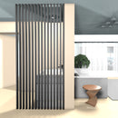 Brise Divisor de Ambientes 2,90m –Preto  Madeira Ecológica WPC | Moderno e Funcional