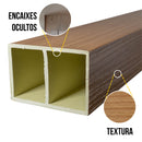 Brise Divisor de Ambientes 2,90m – Carvalho Madeira Ecológica WPC | Moderno e Funcional