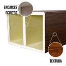 Brise Divisor de Ambientes 2,90m –  Tabaco Madeira Ecológica WPC | Moderno e Funcional