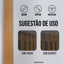 Brise Divisor de Ambientes 2,90m – Carvalho Madeira Ecológica WPC | Moderno e Funcional