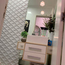 Placa 3D Veneto Autoadesiva – 50x50cm Revestimento Decorativo de Parede