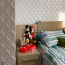 Placa 3D Veneto Autoadesiva – 50x50cm Revestimento Decorativo de Parede