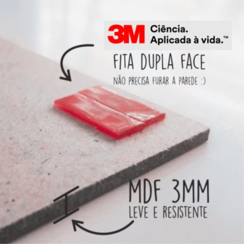 Fita Dupla Face Profissional Extra Forte/fixação -12mm - 3m