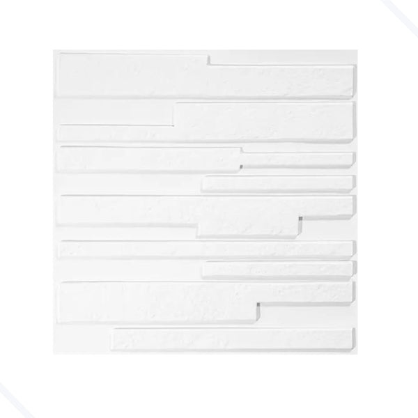 Placa 3D Canjiquinha Autoadesiva – 50x50cm Revestimento Decorativo de Parede