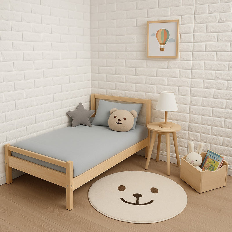 Painel 3D Tijolinho Espumado Autoadesivo – Isolante Térmico e Acústico Moderno