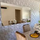 Placa 3D Dubai Autoadesiva – 50x50cm Revestimento Decorativo de Parede