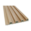 Kit Painel Ripado Carvalho 2,90m x 16cm x 23mm Madeira Ecológica WPC – Sofisticado Interno
