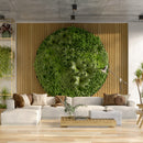 Painel Ripado Carvalho - 2,90m Madeira Ecológica WPC – Sofisticado Interno