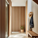 Painel Ripado Freijó - 2,90m Madeira Ecológica WPC – Sofisticado Interno