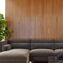 Kit parede completa com Painel Ripado - WPC 2,90m