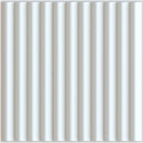 Placa 3D Ripado Autoadesiva – 50x50cm Revestimento Decorativo de Parede