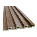 Kit 10 Painel Ripado fibra de madeira 96 x 16cm meia parede 23mm