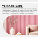Painel Ripado WPC 2,90m x 16cm x 23mm Rosa – Madeira Ecológica para Parede/ 1, 5 ou 10 Peças