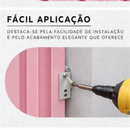 Painel Ripado WPC 2,90m x 16cm x 23mm Rosa – Madeira Ecológica para Parede/ 1, 5 ou 10 Peças