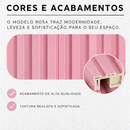 Painel Ripado WPC 2,90m x 16cm x 23mm Rosa – Madeira Ecológica para Parede/ 1, 5 ou 10 Peças